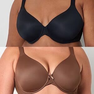 Ambrielle Everyday Underwire Full Coverage Bra (Set of 2)